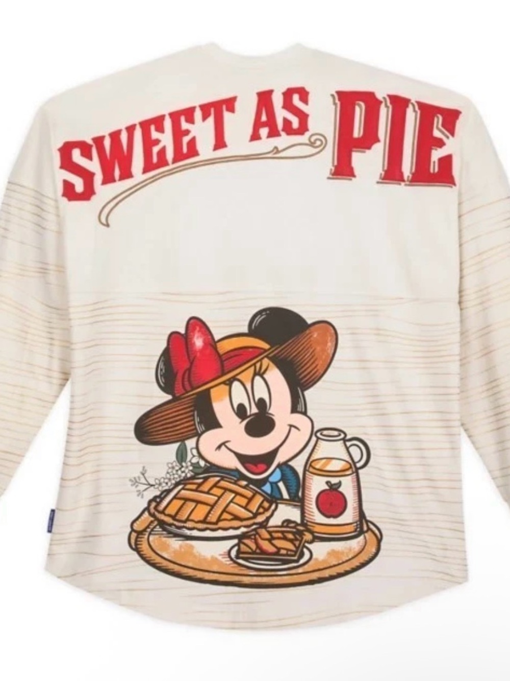 Disney Sweet As Pie Apple Orchard Fall Long Sleeve Tee